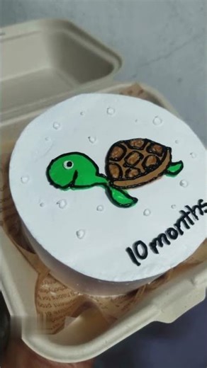 🐢🎂 TURTLE THEME BENTO CAKE 🎉🎈 | by DHINE BITESWEET ✨🎂 #dhinebitesweet #turtletheme #bentocake