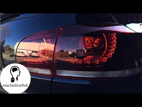 [Golf VI] Changing taillights/converting to LED tutorial (HD)