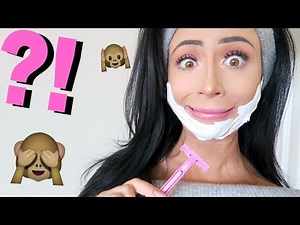 SHAVING MY FACE?!
