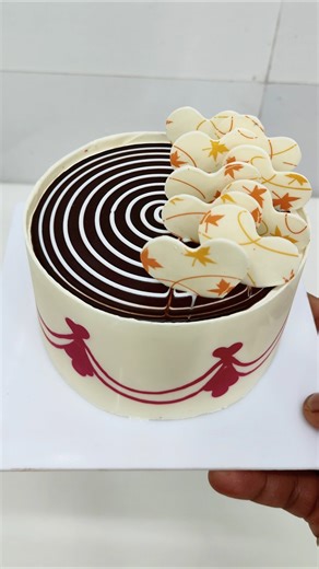 latest mini chocolate cake design #minicake #shorts #chocolatecake #ytshorts #viralvideo #trending