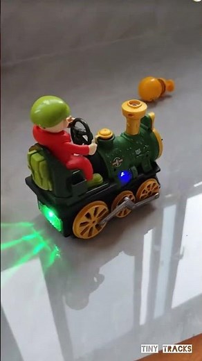 Colorful Toy Trains in Action! 🚂 | Adorable Trains Light Up! #train #tinytracks #tinytrain