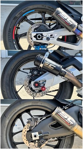 ‪@ScProjectChannel‬ exhaust comparison. #bikelife #bmw #aprilia #yamaha #exhaust