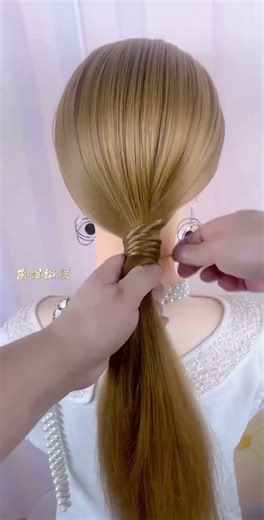 Elegant Low Ponytail Tutorial | Simple & Stylish Hair Trick