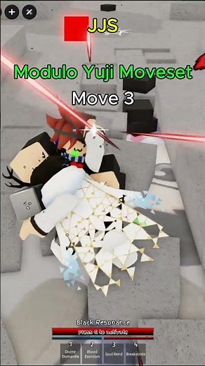 NEW Modulo yuji showcase in Jujutsu shenanigans! (maverick's modulo yuji) #gameplay #fypシ #roblox