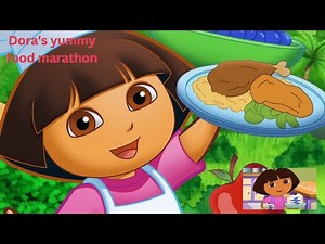 Dora's Yummy Food Marathon! Dora the Explorer | Dora & Friends