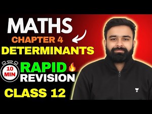 Determinants in 10 mins 😱🔥 Chapter 4 Maths Class 12 Boards 2022-23 Score 95+ Maths Vishal Khattar