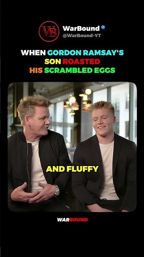 When Gordon Ramsay's Son Roasted His Scrambled Eggs