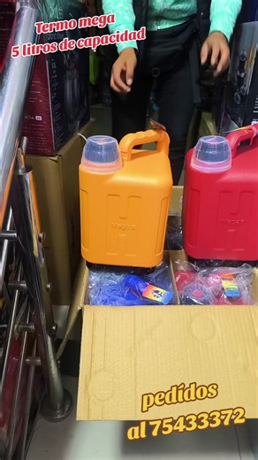 Termo mega 5 litros - pedidos al 75433372