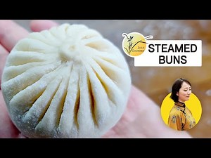 SUB) How To Make A Perfect Shaped Steamed Bun/Baozi/Momos | Chinese Cuisine