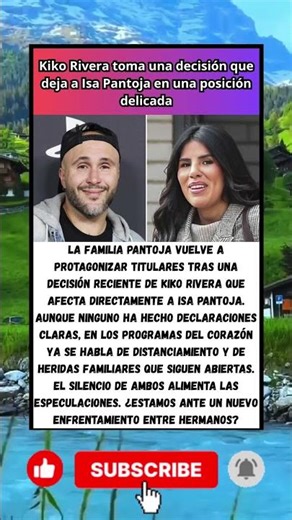 Kiko Rivera toma una decisión que deja a Isa Pantoja en una posición delicada
