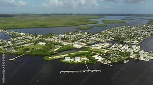 Scenic tour of Matlacha Florida USA