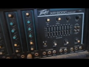 Restoring My Old Peavey XR600C Mixer Amp