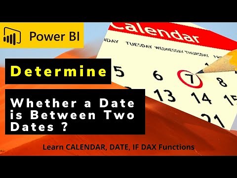 Determine whether A Date is In-between Two Dates in Power BI