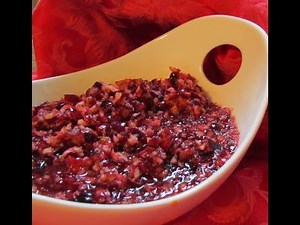 How to make Fresh Cranberry Relish