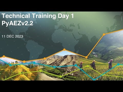 Training on PyAEZv2.2 - Day 1