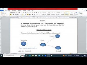 Computer Networks NS2 Program 1