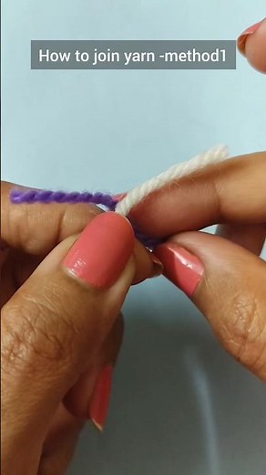 crochet Tips - how to join yarn ends easily