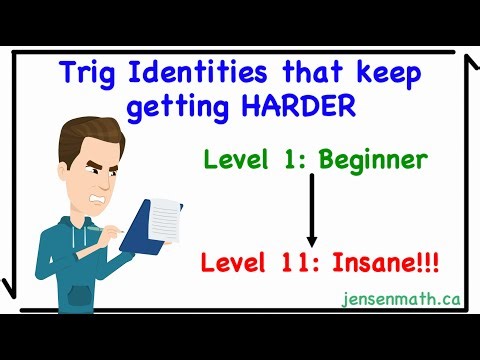 Proving Trig Identities but they keep getting HARDER | jensenmath.ca