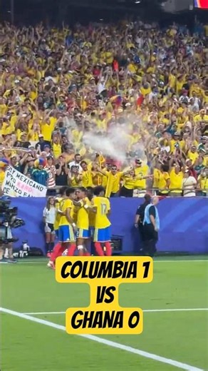 Columbia vs Ghana | The only goal of the game! Arias scores with a push shot in the 14th minutes