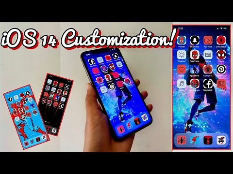 SPIDERMAN iOS 14 Home Screen Setup! | iPhone Customization Tips/Tricks | Spiderman Aesthetic