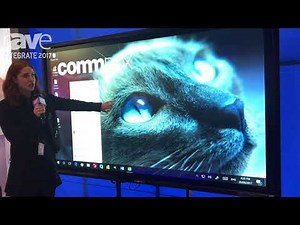 Integrate 2017: CommBox Presents Its Control Interactive 103-Inch 4K Touch Screen With Camera Optic