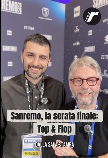 Sal Da Vinci è il vincitore di Sanremo 2026! Dalla sala stampa, Gianni Sibilla e Claudio Cabona ci raccontano il meglio e il peggio dopo la serata finale di questa 76esima edizione di Festival. Le pagelle complete sono al LINK IN BIO! #sanremo #festivaldisanremo #sanremo2026