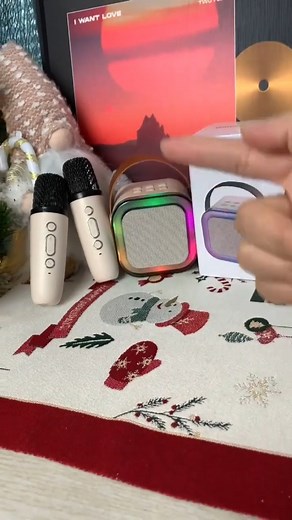 🎤✨ Your Portable Karaoke Stage Anywhere!✅ Dual Wireless Mics & Powerful Sound 🎶🔊 – Crystal-clear audio for duets and solos!✅ Compact & Easy to Carry 🎒❤️ – Take the fun to parties, trips, or outdoors!✅ One-Touch Play & Simple Setup ⚡🌟 – Plug in and sing instantly, no fuss!🏕️😄 Turn any moment into a music party with ease.👉 Start Your Sing-Along Now → | Wavearnn.