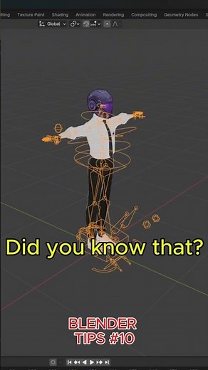 Blender Pro Tip Simulate Numpad #blender