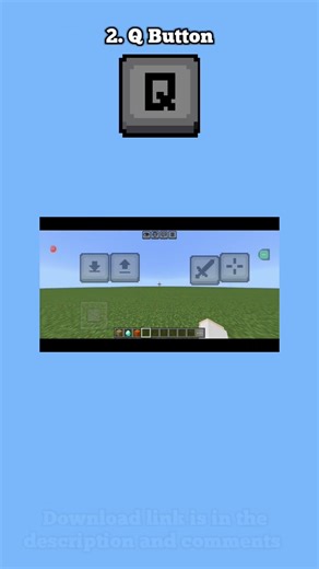 Touch Circle Remover And Q Button For MCPE 1.21+ #minecrafttexturepack #texturepack #shorts