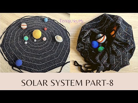 Solar System Crochet Part-8 || Crochet Play Mat || Drawstring Play Mat || Crochet Drawstring Bag