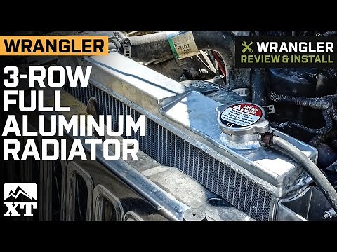 Jeep Wrangler 3-Row Full Aluminum Radiator Review & Install