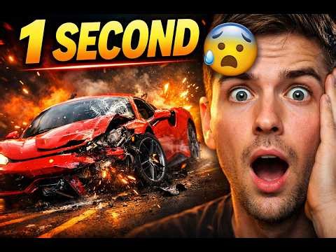 $300,000 Ferrari Destroyed in Seconds 😨