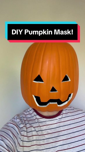 DIY Pumpkin Head Mask Tutorial | Halloween Foam Pumpkin Craft