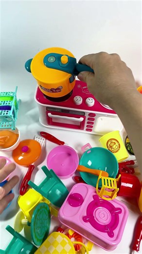 Satisfying with Unboxing Miniature Kitchen Toy 🥦/ #asmr #toys