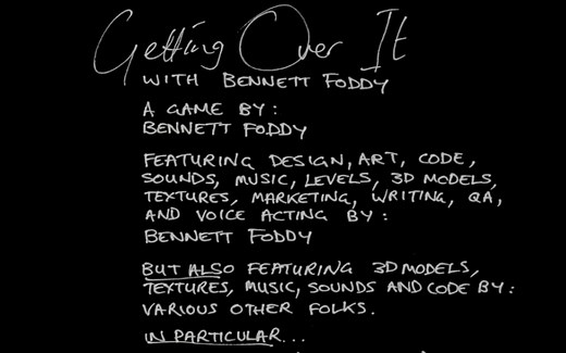 《Getting Over It》中你可能未曾听过的音乐