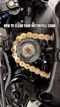 HOW TO CLEAN YOUR MOTORCYCLE CHAIN