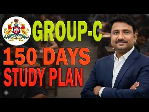 GROUP-C 150 Days Study Plan | Complete Strategy to Crack Exam in First Attempt