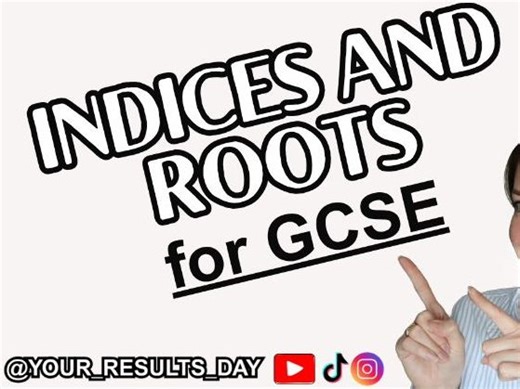 QUICK COVER - Video Lesson - Indices and Roots | Teaching Resources