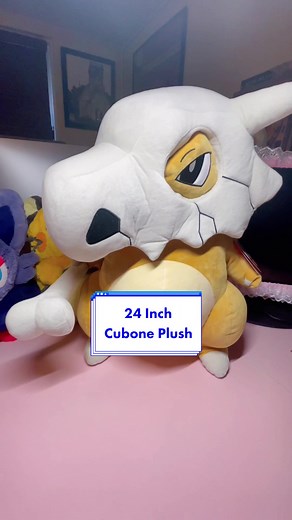 Giant Cubone Plush Unboxing and Review