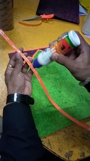 How to make a program sheet folder ll Craft work ll Paper work