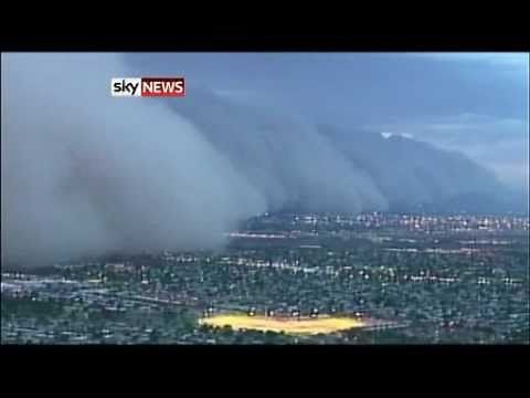 Dust Storm Engulfs Phoenix Arizona