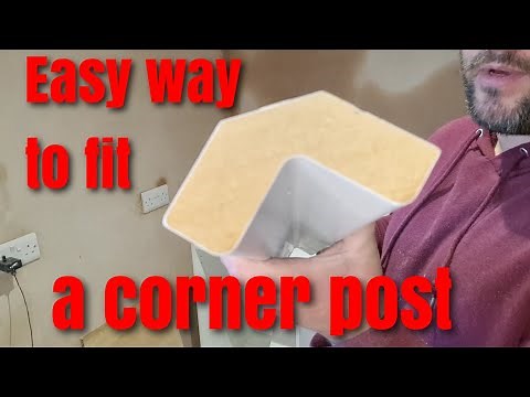EASY STEP BY STEP how to fit a kitchen corner post.