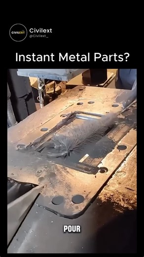 civilext on Instagram: "From loose powder to solid metal in just seconds! ⚙️✨ This incredible process is called powder metallurgy — where metal powders are compressed under high pressure and then sintered to boost strength and durability. It’s fast, efficient, and perfect for producing thousands of small gears with pinpoint accuracy. Modern manufacturing at its finest! 🔥🏭 Want more quick engineering breakdowns? Follow for daily industry insights! 🚀 #PowderMetallurgy #ManufacturingTech #MetalE