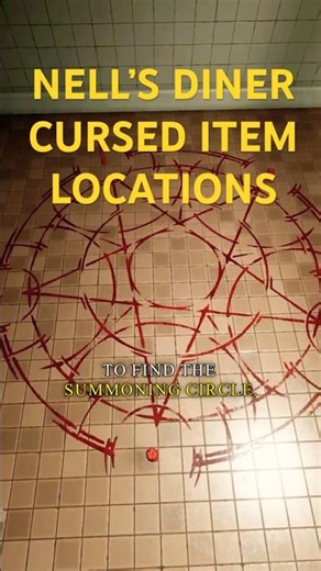 Nell's Diner Cursed Items! 👻 #phasmophobia #tutorial #shorts