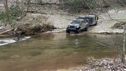 The perfect team for ADVENTURE! The @Jeep Gladiator Eco Deisel and the @Iron Peak Campers XTR-10 Offroad camper!!💪🏼 #overlanding #camping #offgrid #trailrides #dreambigadventures