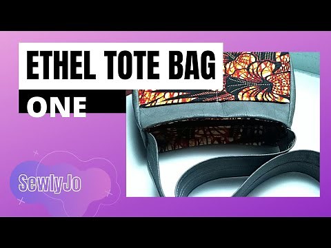 HOW To SEW the ETHEL TOTE Bag /PART #1/ FREE pattern by Swoon