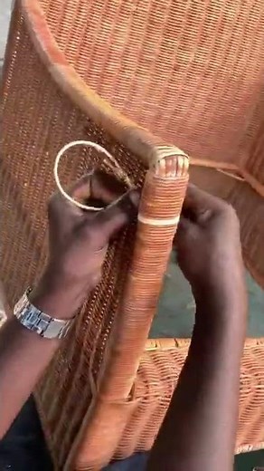 How rattan chairs are repairs:Diy rattan camp chair repairs.