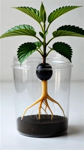 Seed to Bloom in 15 Seconds 🌱😱 | Mesmerizing Timelapse #timelapse #plants #shorts