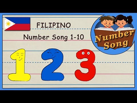 🎶 Numbers Song - FILIPINO (Tagalog) 1-10 | Counting Numbers | Homeschool Language Learning