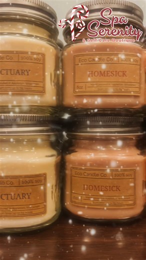 Santa dropped off a few gifts early at the Spa Serenity Self-Care Boutique 🎅✨ Here’s a little sneak peek of what just arrived from Eco Candle — one of our favorite cozy, feel-good lines for the season. If you’re shopping for your wife and want a gift she’ll truly love, our boutique makes it easy. Pair something thoughtful like Eco Candle, Pura, FarmHouse Fresh, Eminence, Big Heart Tea, or World’s Softest Socks with a Spa Serenity gift card — the perfect way to give her a relaxing spa day she ca